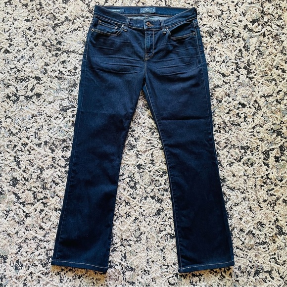 Lucky Brand Brooke Boot 6/28 dark Denim medium rose - Picture 1 of 4